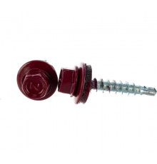 Саморез кровельный KPcZP 4,8 х 29 RAL-3005 (винно-красный)