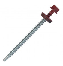 Саморез кровельный KPcZP 4,8 х 70 RAL-3009 (оксид красный)