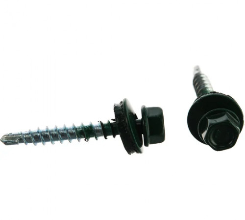 Саморез кровельный KPcZP 4,8 х 35 RAL-6005 (зеленый мох)