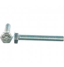 Болт оцинкованный М10 х 70 с шестигранной головкой, кл.пр. 8,8 DIN 933