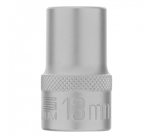 Головка торцевая, 13 мм, 6-гранная, CrV, под квадрат 1/2 Stels