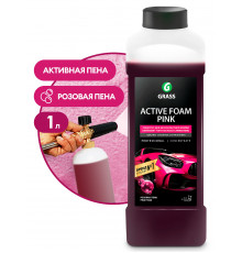 Автошампунь, активная пена 1 л Grass "Active Foam Pink"