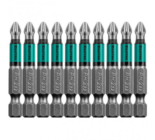 Бита PH2, 50 мм, Е 1/4" KRAFTOOL Optimum Line