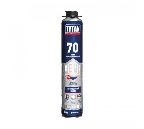Пена монтажная профессиональная, летняя 870 мл, 70 Tytan PROFESSIONAL