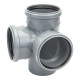 Крестовина двухплоскостная 110х110х110/87,5° Политэк
