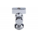 Кран шаровой угловой с удлинено резьбой ММ 1/2" х 3/4" флажок, Cr AQUALINK