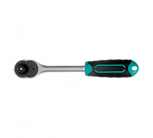 Ключ-трещотка 1/2", CrV, 72 зуба, с быстрым сбросом, матовый хром Stels