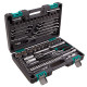 Набор инструментов, 1/2", 1/4", CrV, пластиковый кейс 82 предмета Stels