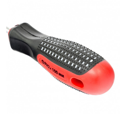 Отвертка Fusion PH2 х 150 мм, CrV, трехкомпонентная рукоятка Anti-Slip Matrix