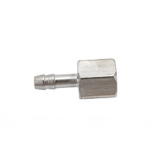 Переходник на 1/4"F на елочку 6 мм с обжимным кольцом 6 х 11 мм FUBAG