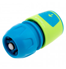 Соединитель быстросъемный для шланга 1/2"-3/4″ с автостопом Palisad Luxe