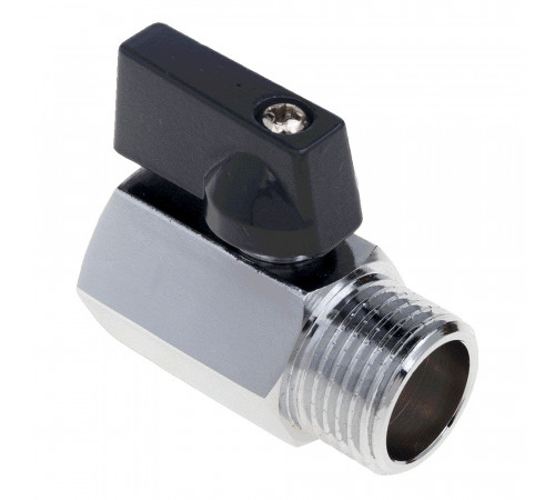 Кран шаровой мини FM 1/2" флажок AQUALINK