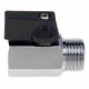 Кран шаровой мини FM 1/2" флажок AQUALINK