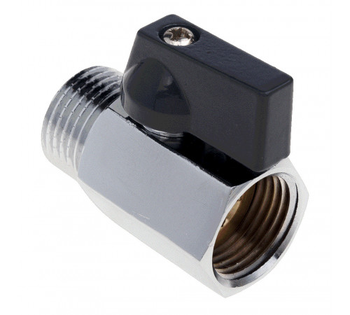 Кран шаровой мини FM 1/2" флажок AQUALINK