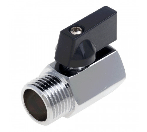 Кран шаровой мини FM 1/2" флажок AQUALINK