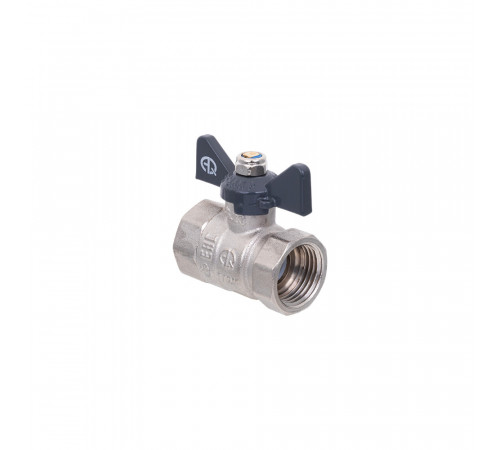 Кран шаровой FF 1/2" B бабочка AQUALINK