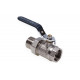 Кран шаровой со сгоном прямой FM 3/4" U ручка AQUALINK