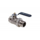 Кран шаровой со сгоном прямой FM 3/4" U ручка AQUALINK