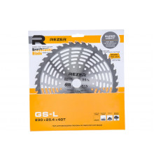 Нож для мотокосы 230 х 25,4 мм, 40Т Rezer SUPER LIGHT GS-L