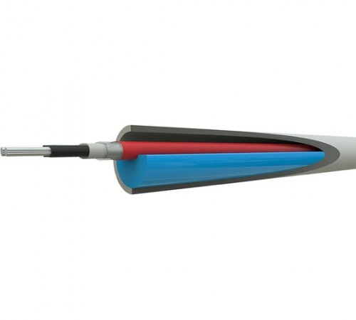 Кабель греющий саморегулирующися REXANT (комплект в трубу) 10HTM2-CT (8м/80Вт)