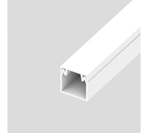 Кабель-канал 12 x 12 мм, 2 м, белый ПВХ AGIS Profile