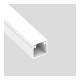 Кабель-канал 12 x 12 мм, 2 м, белый ПВХ AGIS Profile