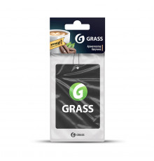 Картонный ароматизатор GRASS (капучино)