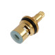 Кран-букса с резьбой 1/2", керамика, 15 шлицов, 90° Accoona