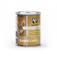 Эмаль по РЖАВЧИНЕ с молотковым эффектом Шоколадная 0,8 кг EUROCLASS