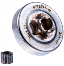 Цепная звездочка (профильная) 3/8"P, 6 зубьев \ HUS 135, 140 \ IGP
