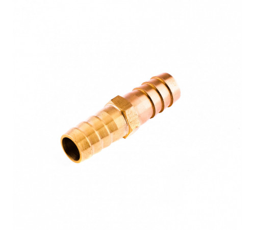 Соединитель для шланга 1/2" двухсторонний, латунный Palisad