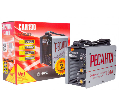 Сварочный аппарат инверторный Ресанта САИ 190
