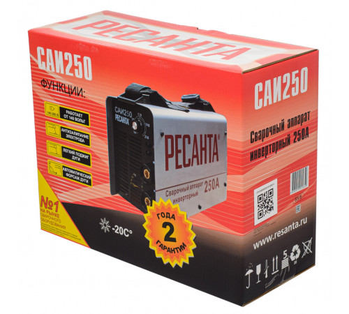Сварочный аппарат инверторный Ресанта САИ 250