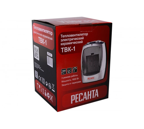 Тепловентилятор 1,8 кВт, ТВК-1 Ресанта