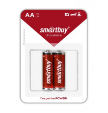 Батарейка щелочная SMARTBUY AA (LR6), 1,5В 2 шт