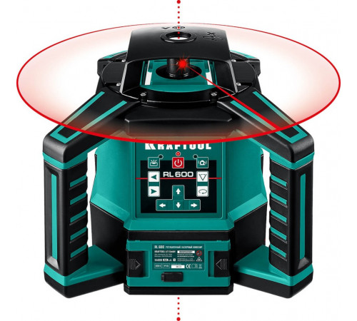 Ротационный лазерный нивелир KRAFTOOL RL600, 600м Professional 