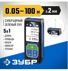 Лазерный дальномер ДЛ-100, 100м ЗУБР Профессионал