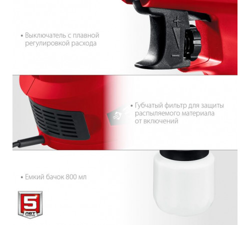 Краскопульт электрический ЗУБР КПЭ-650
