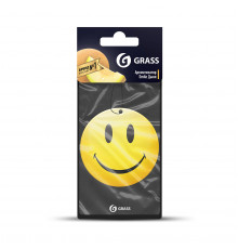 Картонный ароматизатор GRASS "Смайл" (дыня)