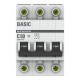 Автоматический выключатель 3P 50А (C) 4,5кА ВА 47-29 EKF Basic