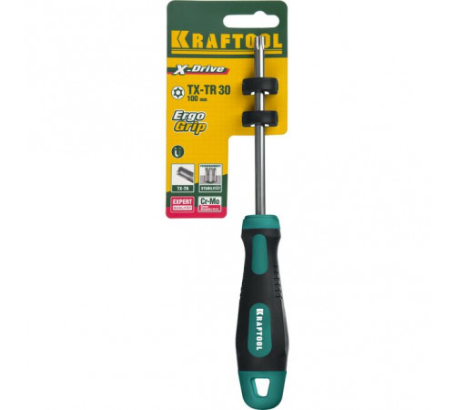 Отвертка TORX TX HOLE 30 x 100 мм, KRAFTOOL Х-Drive