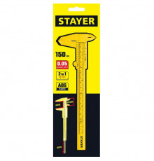 Штангенциркуль пластмассовый, 150 мм STAYER STANDARD 
