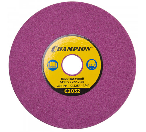 Заточной диск для цепей (3/8PM",0,325",1/4) 145х3,2х22,2 мм Champion