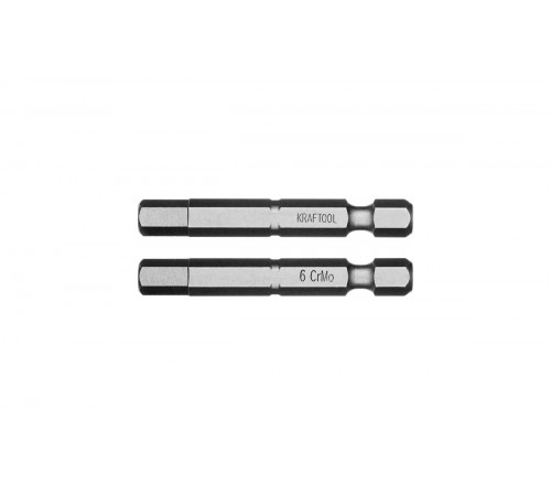 Бита HEX6, 50 мм, Е 1/4" торсионная кованая KRAFTOOL X-DRIVE