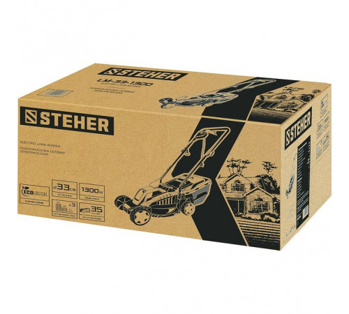 Электрическая газонокосилка STEHER LM-33-1300