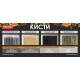 Кисть для финиш. работ 65х15мм,тем.синтет.ворс,пласт.ручка "PROFI" DECOR