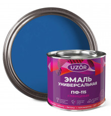 Эмаль ПФ-115 Синяя 1,8 кг УЗОР