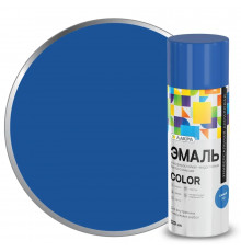 Аэрозольная эмаль акриловая универсальная "COLOR" Синяя 133, 520 мл ЛАКРА