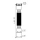 Гофротруба 1 1/2" х 40/50 (340-880 мм) Aquant