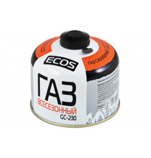 Газ всесезонный в балоне, резьбовой, GC-230, 230 г Ecos